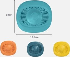 Merkloos Luxe Doucheputje Afvoer Plug Zeef Stopper Stop - Universele Haarfilter Haarvanger Gootsteenstop Afvoerstop Onderdeel Afvoerputje Stopper Putje Rooster Voor Wastafel Gootsteen Spoelbak Bad Douchebak Keuken Wasbak Badkuip Aanrecht - Siliconen - Blauw -Huishoudelijke Artikelen Winkel 1200x970 2