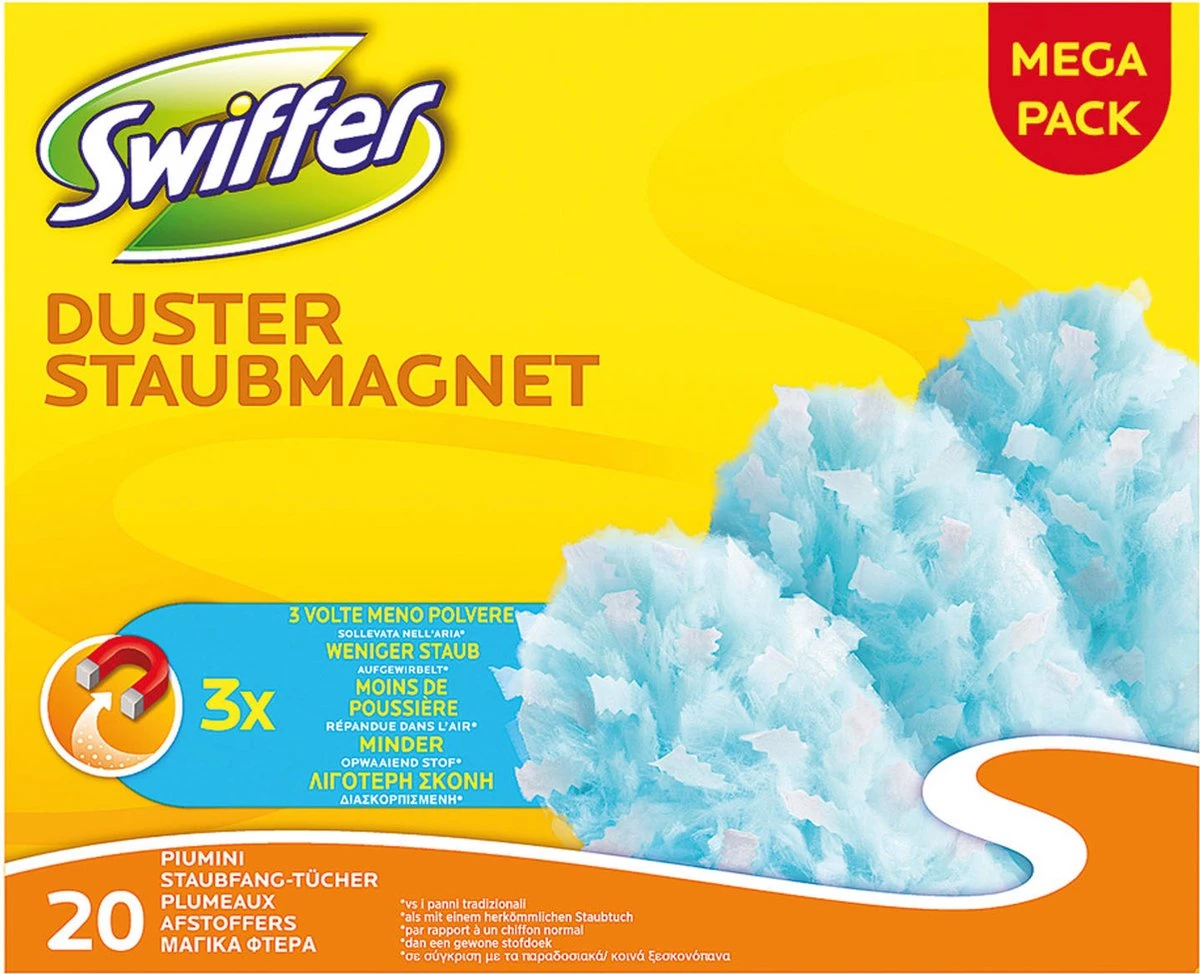 Swiffer Duster - 20 navullingen - Stofdoekjes Swiffer Duster - 20 Navullingen - Stofdoekjes -Huishoudelijke Artikelen Winkel 1200x974 1