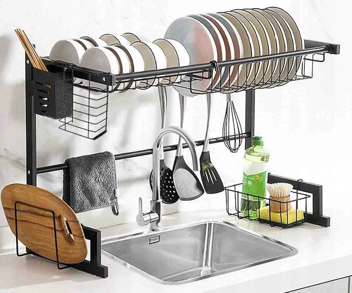 Afdruiprek droger Zwart voor bestek boven de gootsteen 65 cm x 29 cm x 52 cm Afdruiprek Droger Zwart Voor Bestek Boven De Gootsteen 65 Cm X 29 Cm X 52 Cm -Huishoudelijke Artikelen Winkel 1200x997 2