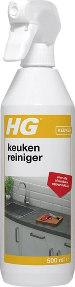 HG Keuken Reiniger - 500ml - Effectief En Hygiënisch - Voor Alle Afwasbare Oppervlakken -Huishoudelijke Artikelen Winkel 315x1200 1
