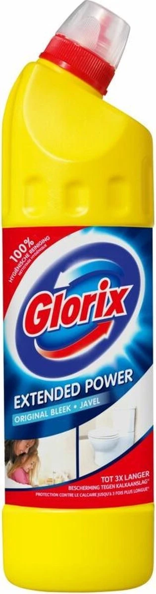 8x Glorix Bleek Original 750 ml 8x Glorix Bleek Original 750 Ml -Huishoudelijke Artikelen Winkel