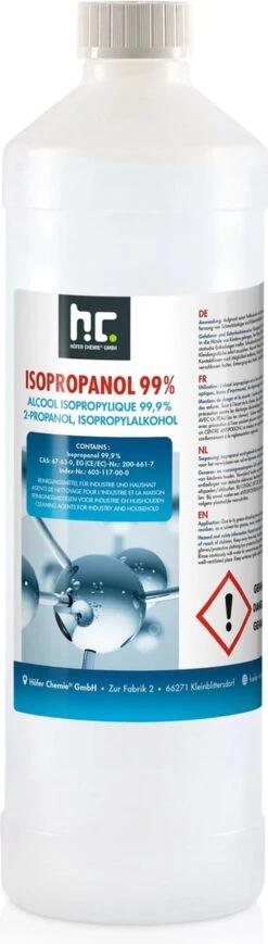 Isopropyl Alcohol - Isopropanol - IPA - Isopropyl - 99,9% Zuiver - 1000ml - Inclusief Trechter 3 Isopropyl Alcohol - Isopropanol - IPA - Isopropyl - 99,9% Zuiver - 1000ml - Inclusief Trechter -Huishoudelijke Artikelen Winkel 341x1200 1