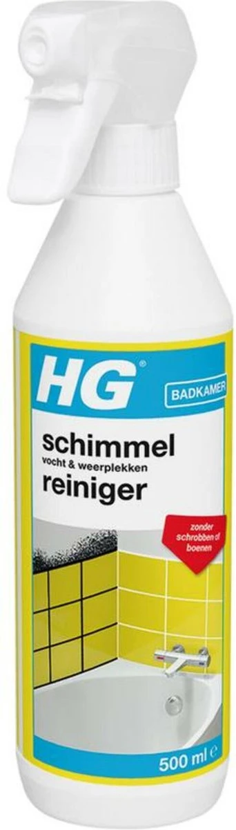 HG schimmelreiniger - 500ml - de NR 1 schimmelverwijderaar - vernietigt de hardnekkigste schimmel - geschikt voor de badkamer, tegel-, siliconenvoegen, stucwerk HG Schimmelreiniger - 500ml - De NR 1 Schimmelverwijderaar - Vernietigt De Hardnekkigste Schimmel - Geschikt Voor De Badkamer, Tegel-, Siliconenvoegen, Stucwerk -Huishoudelijke Artikelen Winkel