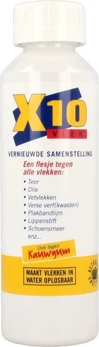 X10 Vlekken - 250 ml - Vlekverwijderaar X10 Vlekken - 250 Ml - Vlekverwijderaar -Huishoudelijke Artikelen Winkel 343x1200 1