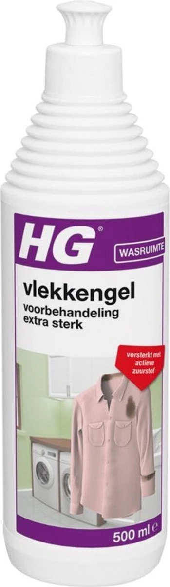 HG vlekken voorbehandeling gel extra sterk - 500 ml - verwijdert de allerergste vlekken = met actieve zuurstof HG Vlekken Voorbehandeling Gel Extra Sterk - 500 Ml - Verwijdert De Allerergste Vlekken = Met Actieve Zuurstof -Huishoudelijke Artikelen Winkel