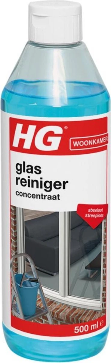 HG glasreiniger concentraat - 500ml - reinigt streeploos - de keuze van professionele glazenwassers HG Glasreiniger Concentraat - 500ml - Reinigt Streeploos - De Keuze Van Professionele Glazenwassers -Huishoudelijke Artikelen Winkel 369x1200 1