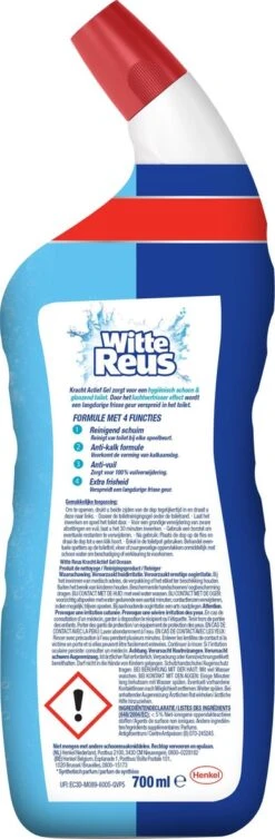 Witte Reus Toiletreiniger - Kracht Actief Gel Oceaan - Voordeelverpakking 10 X 700ml -Huishoudelijke Artikelen Winkel 393x1200 4