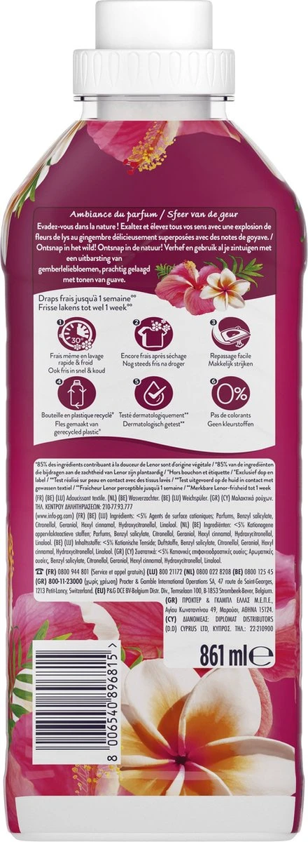 Lenor Gemberlelie en Guave - Wasverzachter - 12 x 41 Wasbeurten Voordeelverpakking Lenor Gemberlelie En Guave - Wasverzachter - 12 X 41 Wasbeurten Voordeelverpakking -Huishoudelijke Artikelen Winkel 440x1200 3