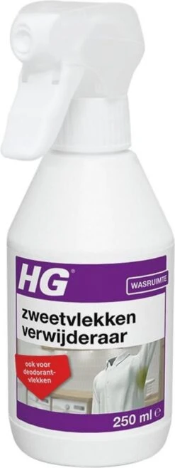 HG Zweetvlekkenverwijderaar - 250ml - Effectief Tegen Zweet- En Deodorantvlekken - Geschikt Voor Wit En Gekleurd Textiel 3 HG Zweetvlekkenverwijderaar - 250ml - Effectief Tegen Zweet- En Deodorantvlekken - Geschikt Voor Wit En Gekleurd Textiel -Huishoudelijke Artikelen Winkel 451x1200