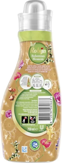 Robijn Collections Bohemian Blossom Wasverzachter - 8 X 30 Wasbeurten - Voordeelverpakking -Huishoudelijke Artikelen Winkel 460x1200 2