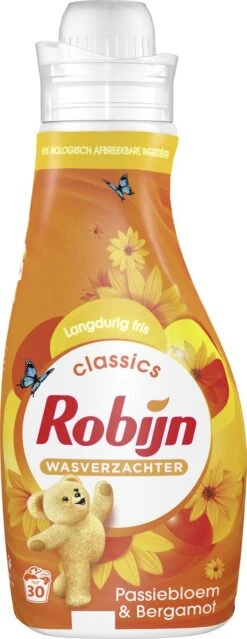 Robijn Classics Passiebloem & Bergamot Wasverzachter - 4 X 30 Wasbeurten - Voordeelverpakking -Huishoudelijke Artikelen Winkel 464x1200 13