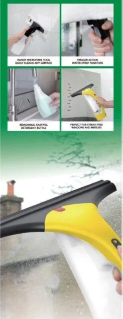 Hofftech Ruitenreiniger Oplaadbaar + Sproeifles -Huishoudelijke Artikelen Winkel 464x1200 16