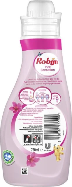 Robijn Pink Sensation Wasverzachter - 240 Wasbeurten - Voordeelverpakking -Huishoudelijke Artikelen Winkel 464x1200 7