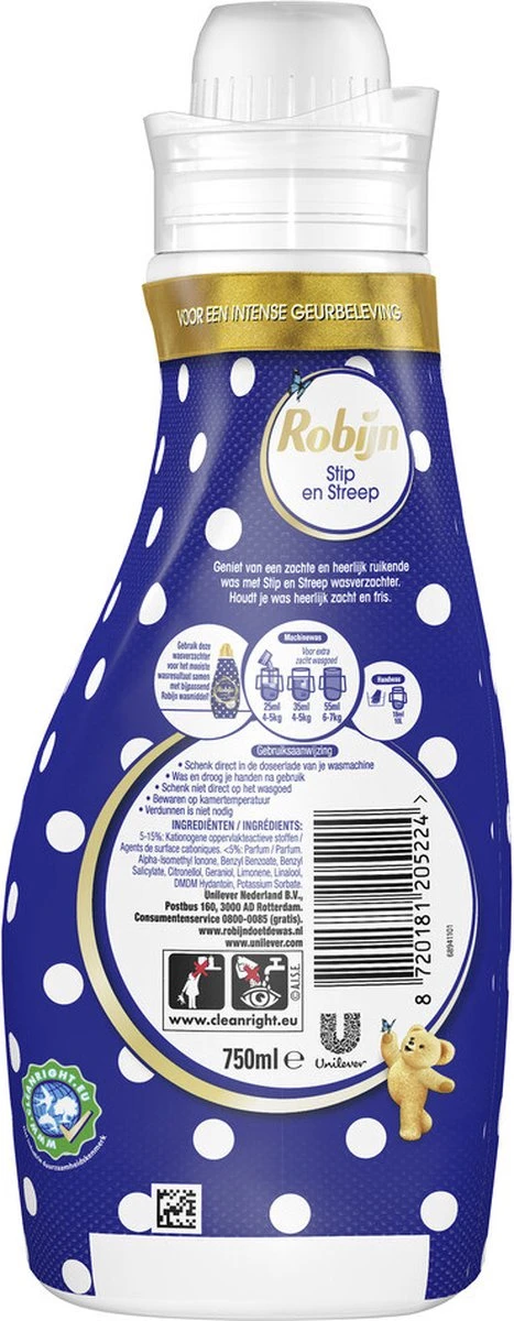 Robijn Specials Stip en Streep Wasverzachter - 8 x 30 wasbeurten - Voordeelverpakking Robijn Specials Stip En Streep Wasverzachter - 8 X 30 Wasbeurten - Voordeelverpakking -Huishoudelijke Artikelen Winkel 467x1200 1