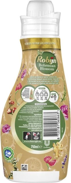 Robijn Collections Bohemian Blossom Wasverzachter - 8 X 30 Wasbeurten - Voordeelverpakking -Huishoudelijke Artikelen Winkel 468x1200 4