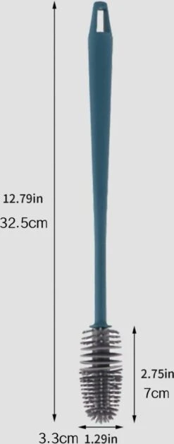 Afwasborstel Voor Lange Glazen Siliconen/ Flessenborstel / Siliconen Borstel Beker Glazen Vaas/ Baby Flessenborstel / Duurzame Afwasborstel / Afwasborstel Voor Lange Glazen / Reinigingsborstel / Siliconen Afwasborstel/ Fles Borstel -Huishoudelijke Artikelen Winkel 471x1200 3