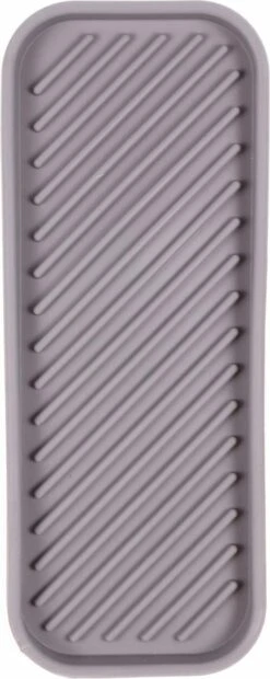 Benson Afdruipmat - Siliconen - 23.5 X 9.5 Cm - Grijs -Huishoudelijke Artikelen Winkel 478x1200 8