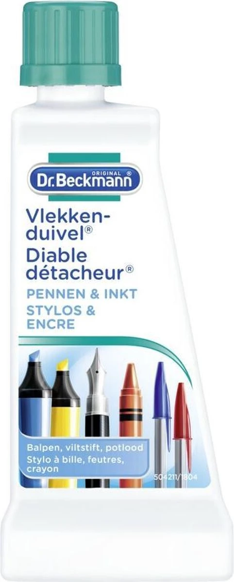 Dr. Beckmann Vlekkenduivel Pennen en Inkt 50 ml Dr. Beckmann Vlekkenduivel Pennen En Inkt 50 Ml -Huishoudelijke Artikelen Winkel 482x1200 5