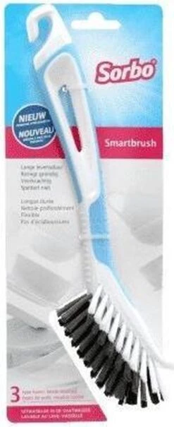 Set Van 2 Sorbo Smartbrush Afwasborstels Blauw/wit - Afwassen Afwasborstel - Huishoudelijke Keukenaccessoires -Huishoudelijke Artikelen Winkel 490x1200