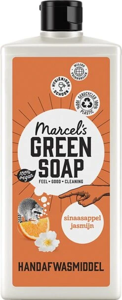 Marcel's Green Soap Afwasmiddel Sinaasappel & Jasmijn - 500 Ml -Huishoudelijke Artikelen Winkel 491x1200 2