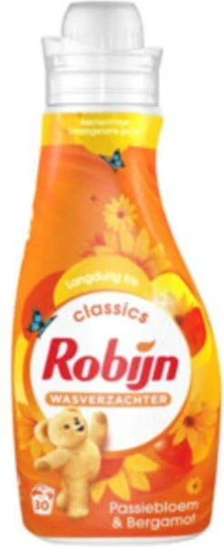 Robijn Classics Passiebloem & Bergamot Wasverzachter - 8 X 30 Wasbeurten - Voordeelverpakking -Huishoudelijke Artikelen Winkel 492x1200