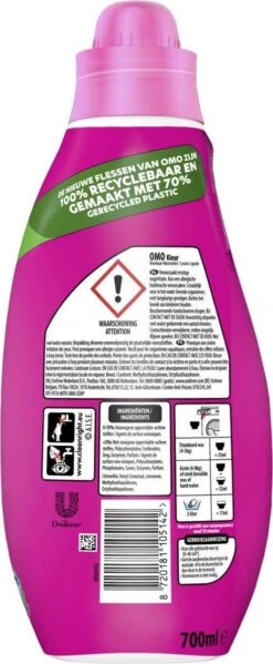 Omo Klein & Krachtig Kleur Vloeibaar Wasmiddel - 8 X 20 Wasbeurten - Voordeelverpakking -Huishoudelijke Artikelen Winkel 495x1200 9