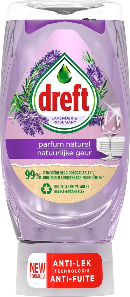 Dreft Natuurlijke Geur - Afwasmiddel - Lavendel & Rozemarijn - Ondersteboven Fles - Voordeelverpakking 8 x 370 ml Dreft Natuurlijke Geur - Afwasmiddel - Lavendel & Rozemarijn - Ondersteboven Fles - Voordeelverpakking 8 X 370 Ml -Huishoudelijke Artikelen Winkel 527x1200 2