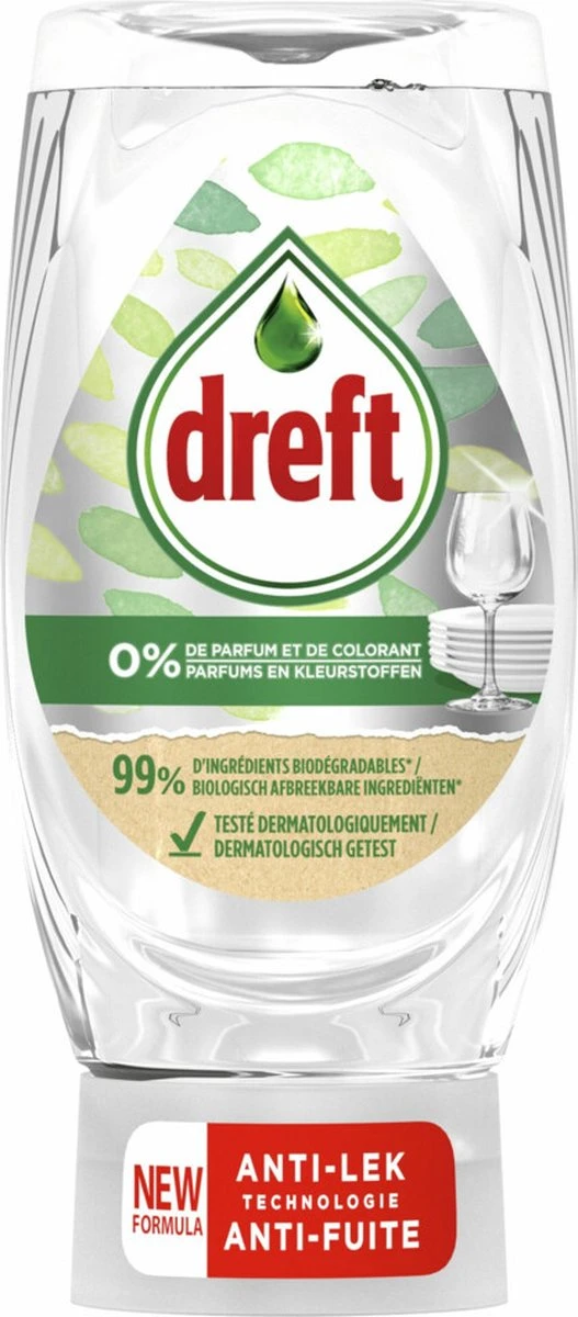 Dreft Afwasmiddel Pure & Clean - 8 x 370 ml - Voordeelverpakking Dreft Afwasmiddel Pure & Clean - 8 X 370 Ml - Voordeelverpakking -Huishoudelijke Artikelen Winkel 527x1200 3