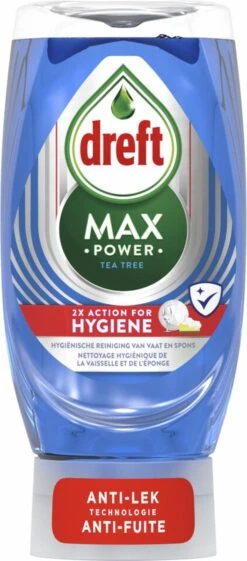 8x Dreft Max Power Afwasmiddel Extra Hygiëne 370 Ml -Huishoudelijke Artikelen Winkel 528x1200 2
