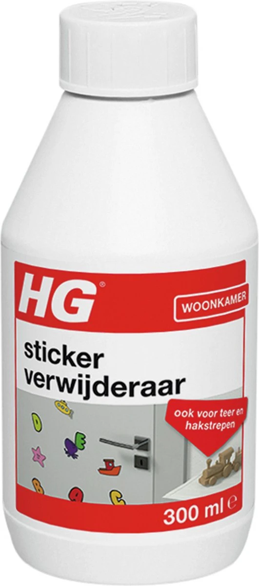 HG stickerverwijderaar - 300ml - eenvoudig in gebruik - 100% lijmrestenverwijdering HG Stickerverwijderaar - 300ml - Eenvoudig In Gebruik - 100% Lijmrestenverwijdering -Huishoudelijke Artikelen Winkel