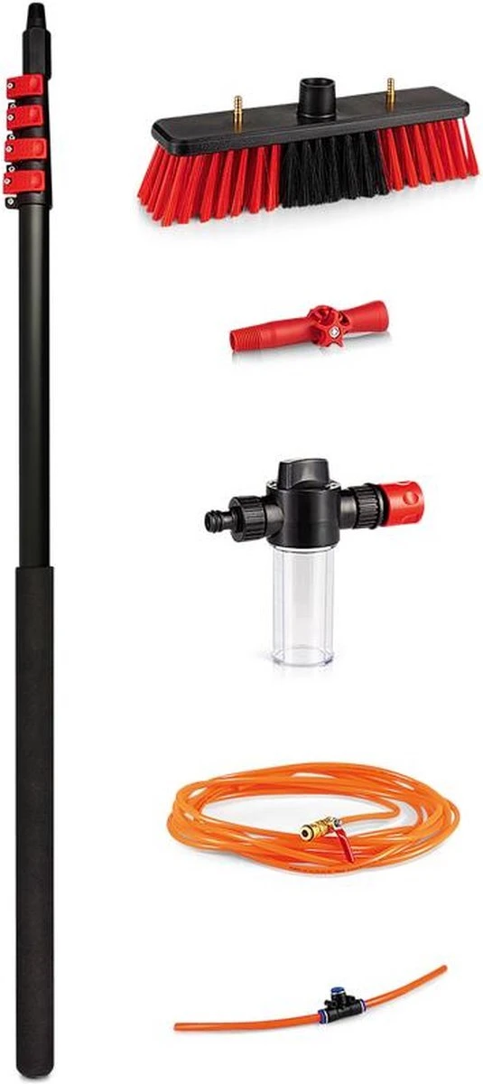 Telescoopsteel Ramenwassen 4,6M - Met Borstel & Waterdoorvoer - Voor Ramen - Watertoevoer - Borstel Merkloos Telescoopsteel Ramenwassen 4,6M - Met Borstel & Waterdoorvoer - Voor Ramen - Watertoevoer - Borstel -Huishoudelijke Artikelen Winkel