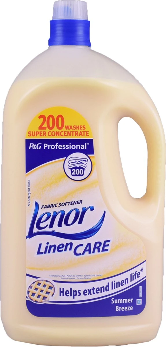 Lenor - Wasverzachter Professional Linen Care - Ultra Zomerfris - 4 liter - 200 wasbeurten Lenor - Wasverzachter Professional Linen Care - Ultra Zomerfris - 4 Liter - 200 Wasbeurten -Huishoudelijke Artikelen Winkel 574x1200 2