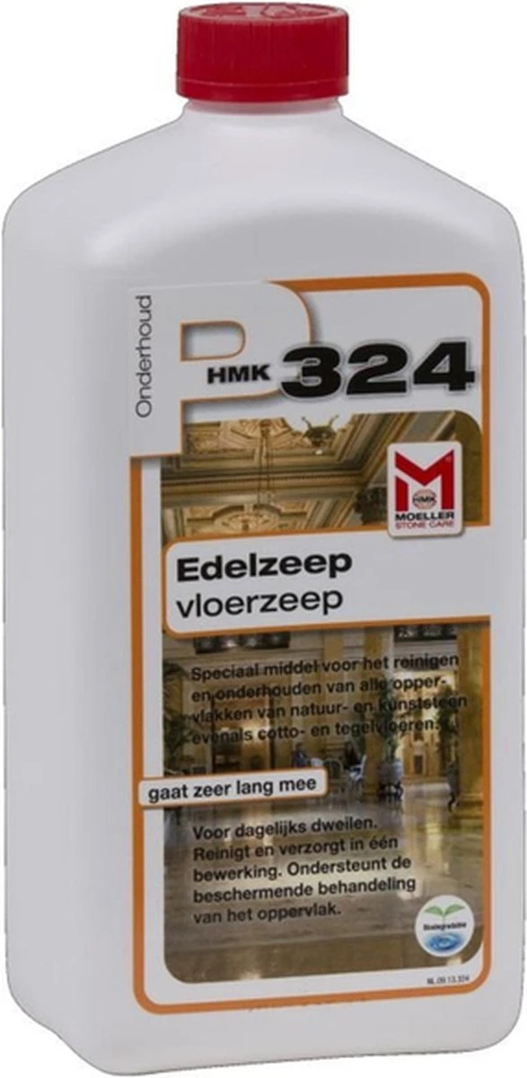 HMK P324 - Vloeibare zeep voor steen - Moeller - 1 L HMK P324 - Vloeibare Zeep Voor Steen - Moeller - 1 L -Huishoudelijke Artikelen Winkel