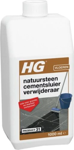 HG Natuursteen Cement- & Kalksluier Verwijderaar (HG Product 31) - 1L - Veilig In Gebruik -Huishoudelijke Artikelen Winkel 595x1200 1