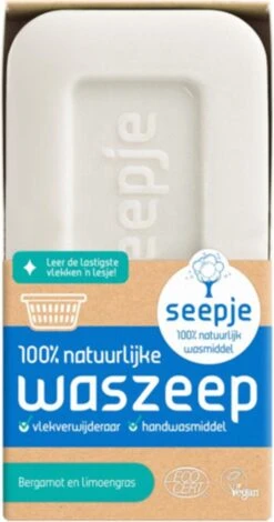 Seepje - Vast Wasmiddel - Waszeep/Vlekverwijderaar - Bergamot En Limoengras -Huishoudelijke Artikelen Winkel 630x1200