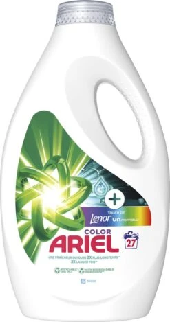 Ariel Vloeibaar Wasmiddel + Touch Van Lenor Unstoppables - 5 X 27 Wasbeurten - Voordeelverpakking -Huishoudelijke Artikelen Winkel 632x1200 1