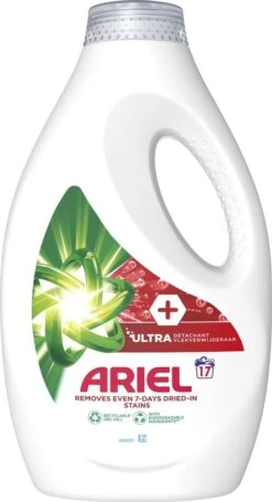 Ariel Vloeibaar Wasmiddel + Ultra Vlekverwijderaar - 4 X 17 Wasbeurten - Voordeelverpakking 2 Ariel Vloeibaar Wasmiddel + Ultra Vlekverwijderaar - 4 X 17 Wasbeurten - Voordeelverpakking -Huishoudelijke Artikelen Winkel 651x1200 1
