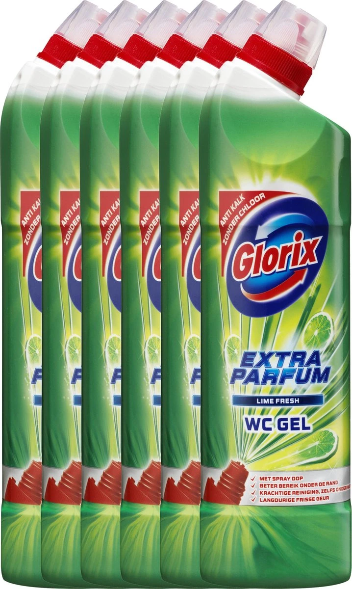 Glorix Bleek Lime Fresh - 6 x 750 ml - Toiletreiniger - Voordeelverpakking Glorix Bleek Lime Fresh - 6 X 750 Ml - Toiletreiniger - Voordeelverpakking -Huishoudelijke Artikelen Winkel 718x1200 3