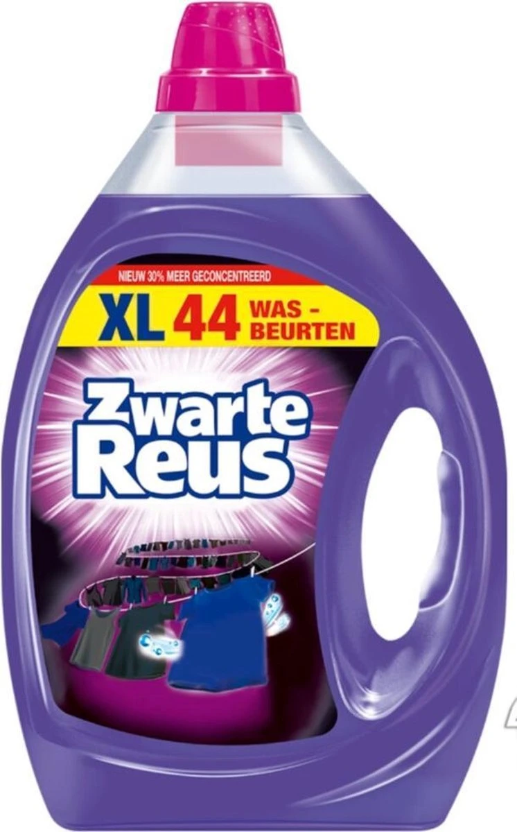 Zwarte Reus Gel - 44 wasbeurten - Vloeibaar - Wasmiddel Zwarte Reus Gel - 44 Wasbeurten - Vloeibaar - Wasmiddel -Huishoudelijke Artikelen Winkel