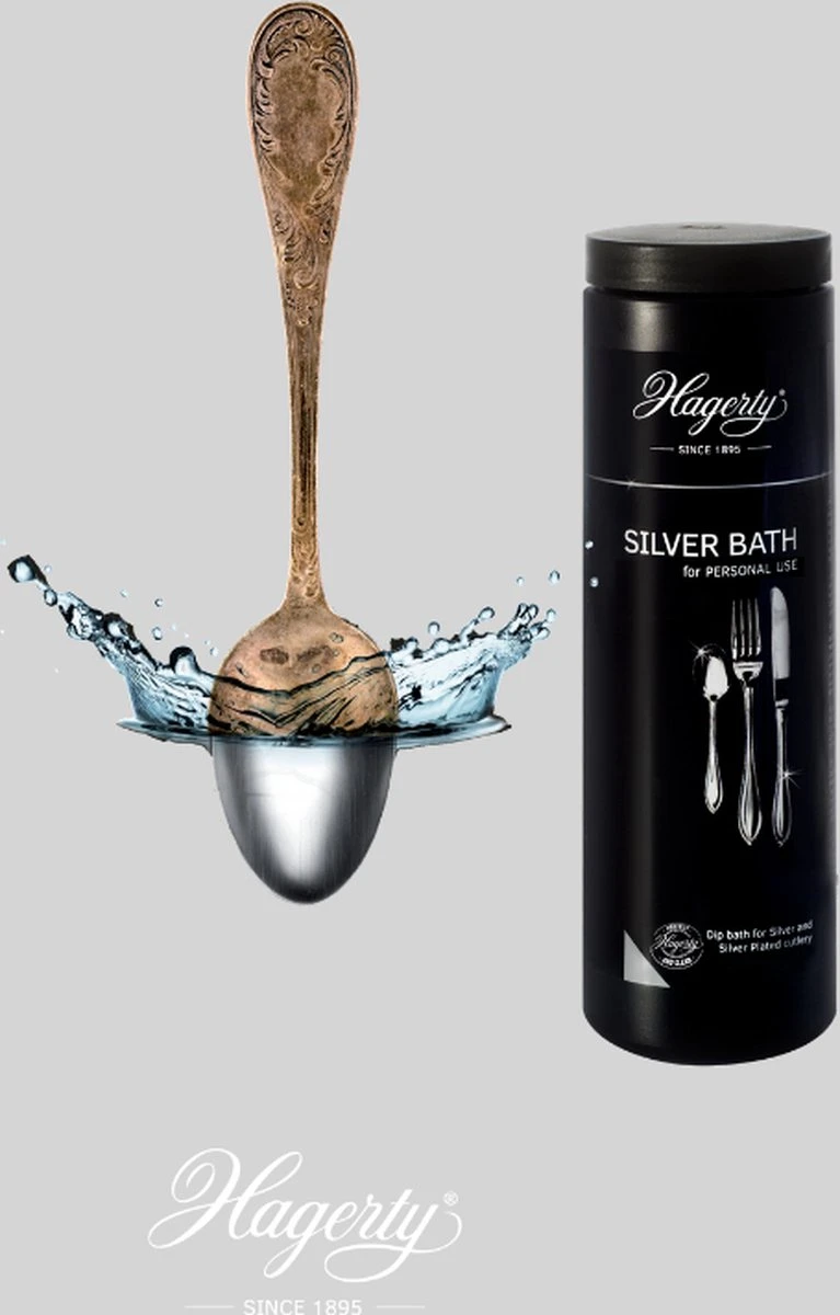 Hagerty Silver Bath - Professional 580ml - reinigingsbad voor zilver bestek Hagerty Silver Bath - Professional 580ml - Reinigingsbad Voor Zilver Bestek -Huishoudelijke Artikelen Winkel