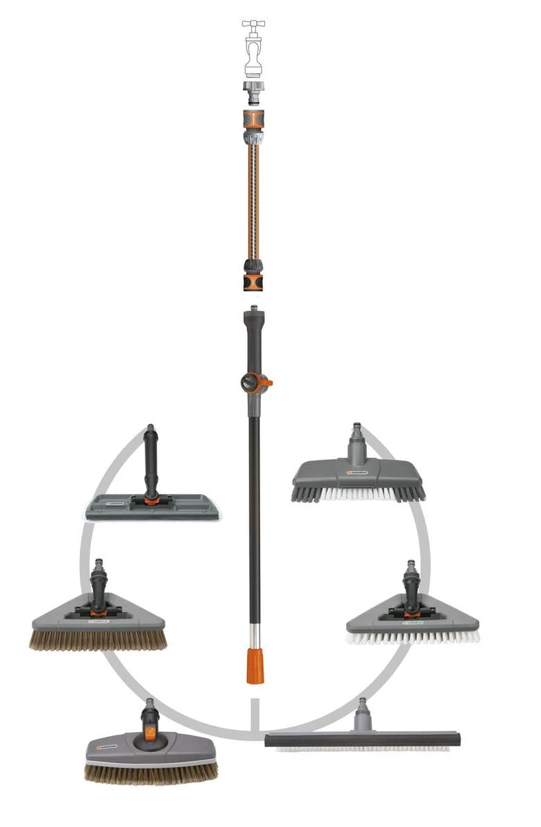 GARDENA Cleansystem raamborstel met trekker - werkbreedte 31 cm GARDENA Cleansystem Raamborstel Met Trekker - Werkbreedte 31 Cm -Huishoudelijke Artikelen Winkel 786x1200 1