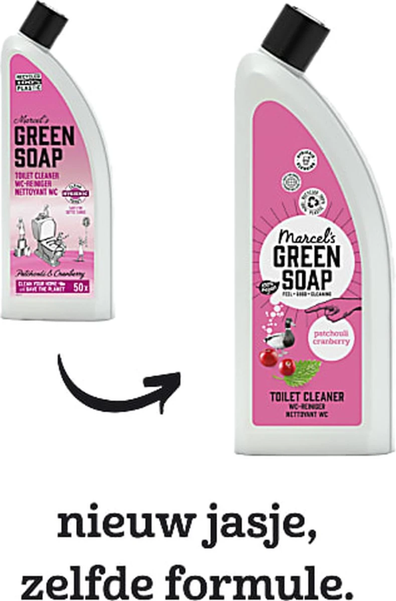 Marcel's Green Soap Toiletreiniger Patchouli & Cranberry - 750 ml Marcel's Green Soap Toiletreiniger Patchouli & Cranberry - 750 Ml -Huishoudelijke Artikelen Winkel