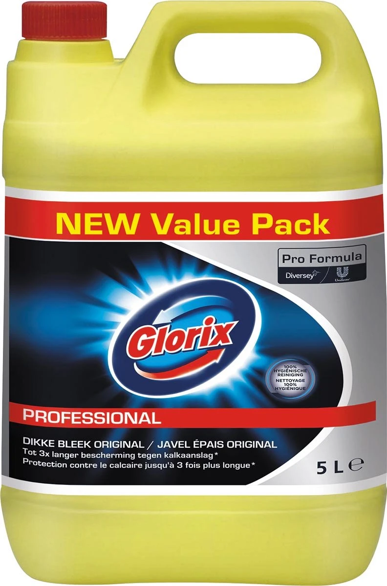 Glorix Pro Formula toiletreiniger dikke bleek Original met chloor, fles van 5 l Glorix Pro Formula Toiletreiniger Dikke Bleek Original Met Chloor, Fles Van 5 L -Huishoudelijke Artikelen Winkel 792x1200 3