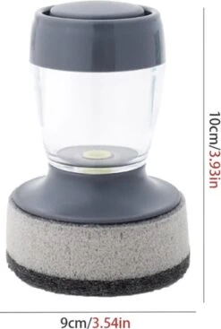 Afwasborstel Met Zeepdispenser – Met 3 Verschillende Opzet Stukken – Inclusief Houder – Grijs – Afwas Borstel Zeepreservoir – Zeep Handborstel – Doseerpomp – Afwasmiddel Dispenser – Navulbaar 5 Afwasborstel Met Zeepdispenser – Met 3 Verschillende Opzet Stukken – Inclusief Houder – Grijs – Afwas Borstel Zeepreservoir – Zeep Handborstel – Doseerpomp – Afwasmiddel Dispenser – Navulbaar -Huishoudelijke Artikelen Winkel 808x1200 3