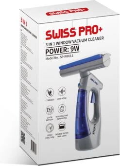 Swiss Pro+ Ruitenreiniger 3 In 1 WV 2 Blue Edition Window Vac - Ca. 120 M² - Waterzuiger - Incl. Smalle Zuigmond - Oplaadbaar - Raamwisser - Streeploos - Clicksystem - 2 Microvezeldoekjes - Met Sprayfunctie - Low Noise - Hepafilter 5 Swiss Pro+ Ruitenreiniger 3 In 1 WV 2 Blue Edition Window Vac - Ca. 120 M² - Waterzuiger - Incl. Smalle Zuigmond - Oplaadbaar - Raamwisser - Streeploos - Clicksystem - 2 Microvezeldoekjes - Met Sprayfunctie - Low Noise - Hepafilter -Huishoudelijke Artikelen Winkel 870x1200 2