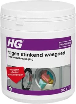 HG Tegen Stinkend Wasgoed Wasmiddeltoevoeging - 500gr - Verwijdert Stankmoleculen - Voor 16 Wasbeurten -Huishoudelijke Artikelen Winkel 877x1200 3