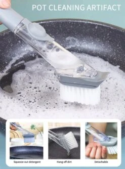 OXO Good Grips Afwasborstel Met Zeepdispenser -Huishoudelijke Artikelen Winkel 887x1200