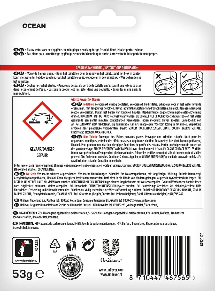 Glorix Power 5+ Ocean Toiletblokken - 7 stuks - Voordeelverpakking Glorix Power 5+ Ocean Toiletblokken - 7 Stuks - Voordeelverpakking -Huishoudelijke Artikelen Winkel 888x1200 2