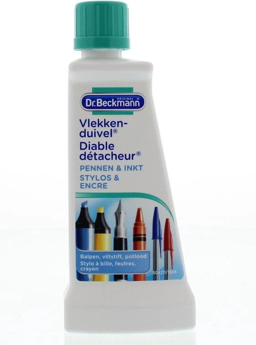 Dr. Beckmann Vlekkenduivel Pennen en Inkt 50 ml Dr. Beckmann Vlekkenduivel Pennen En Inkt 50 Ml -Huishoudelijke Artikelen Winkel