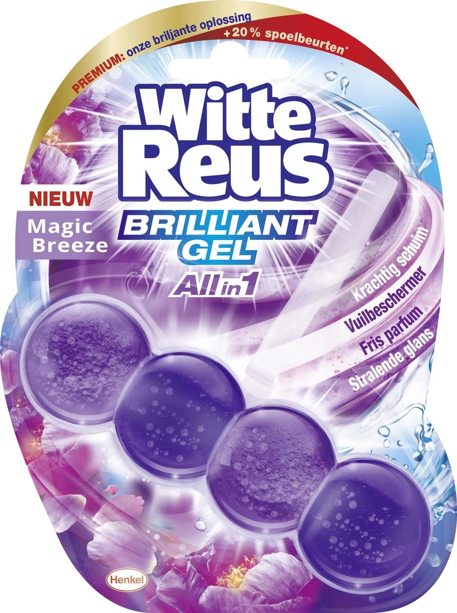 Witte Reus Brilliant Gel Allin1 Toiletblok - Magic Breeze - WC Blokjes Voordeelverpakking - 11 Stuks Witte Reus Brilliant Gel Allin1 Toiletblok - Magic Breeze - WC Blokjes Voordeelverpakking - 11 Stuks -Huishoudelijke Artikelen Winkel 895x1200 4